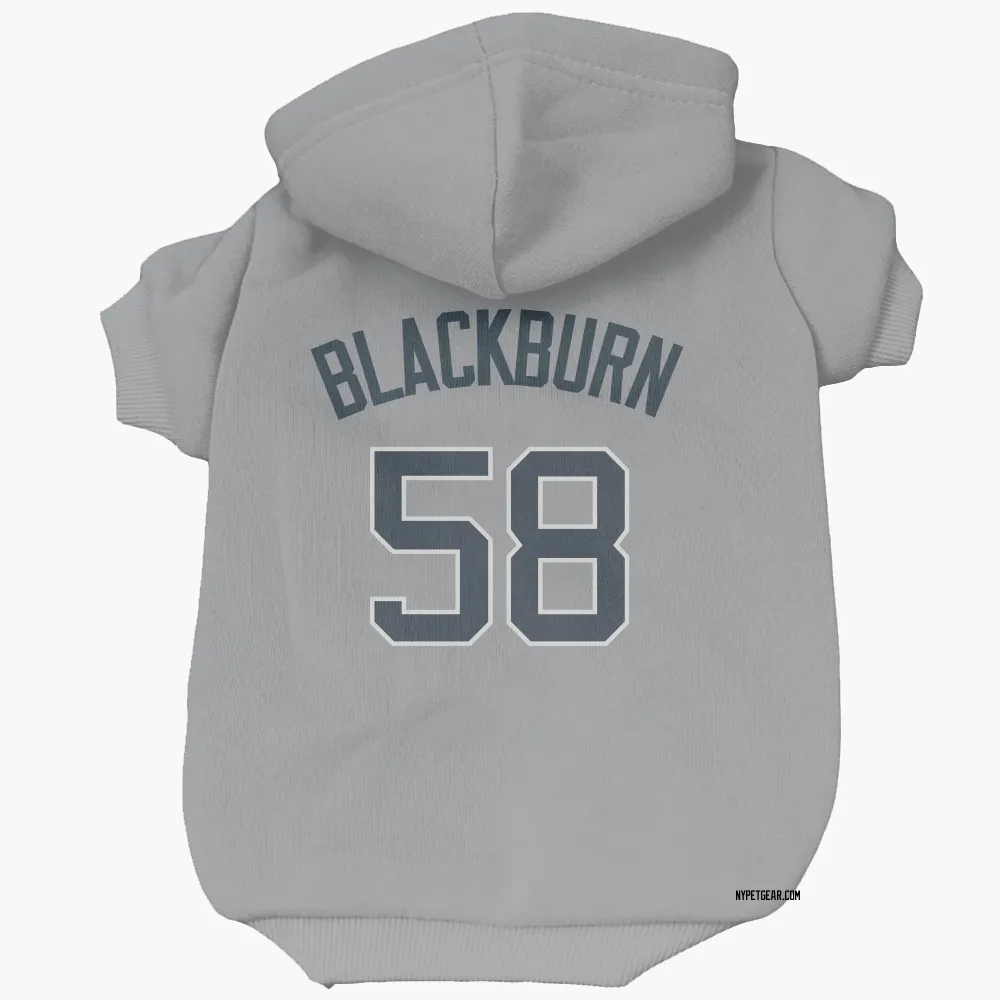 New York Yankees Paul Blackburn Gray Pet Hoodie for Dog & Cat