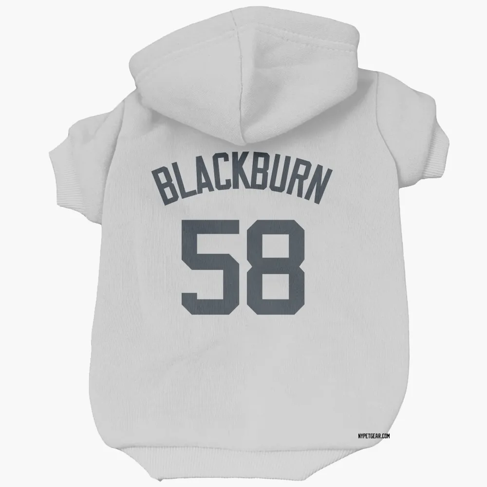 New York Yankees Paul Blackburn White Pet Hoodie for Dog & Cat