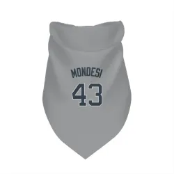 New York Yankees Raul Mondesi Gray Pet Bandana for Dog & Cat