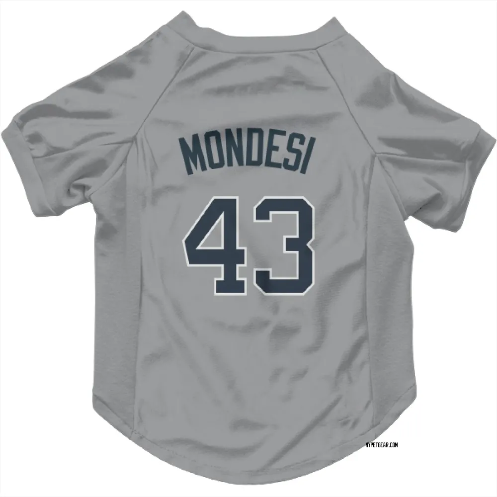 New York Yankees Raul Mondesi Gray Pet Jersey for Dog & Cat