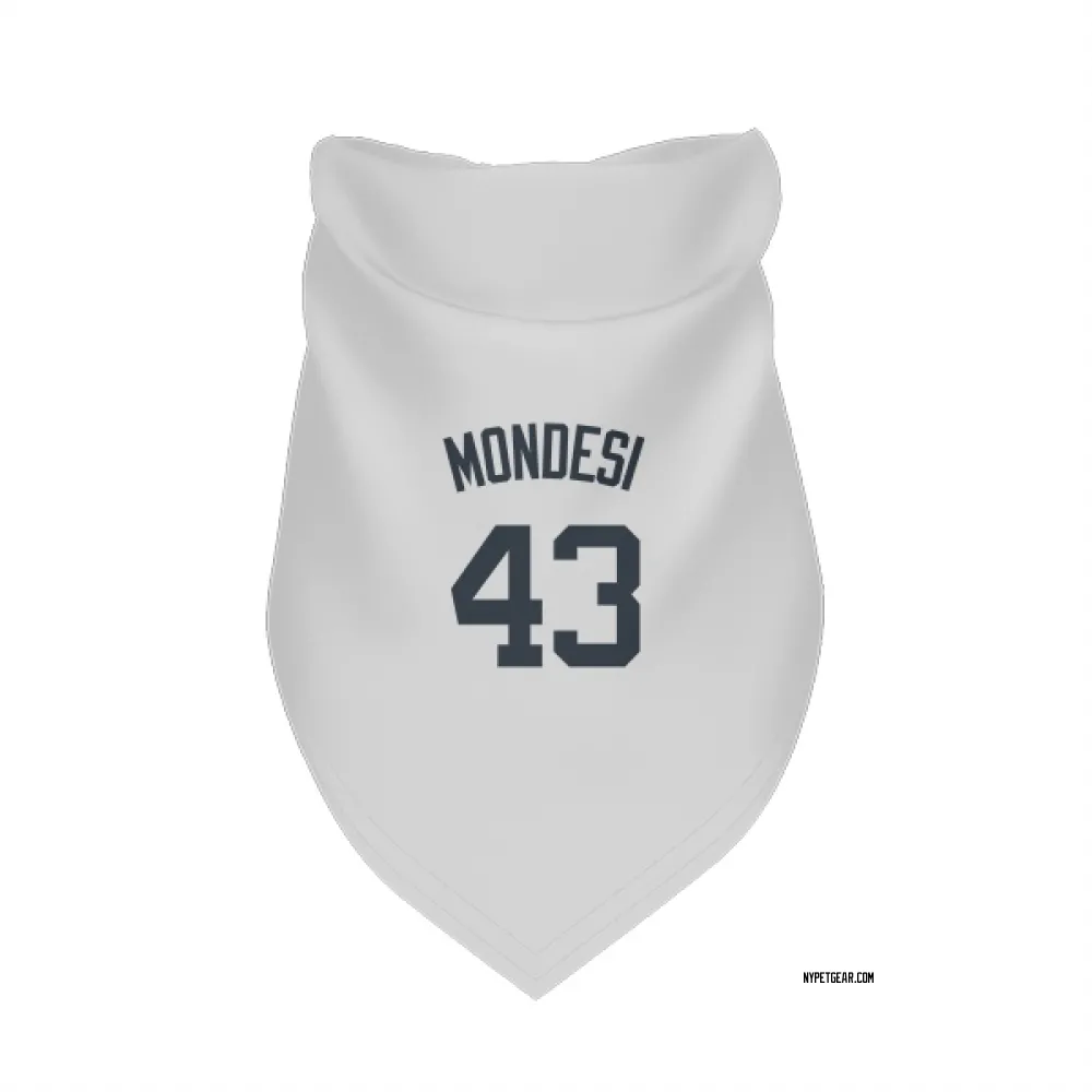 New York Yankees Raul Mondesi White Pet Bandana for Dog & Cat