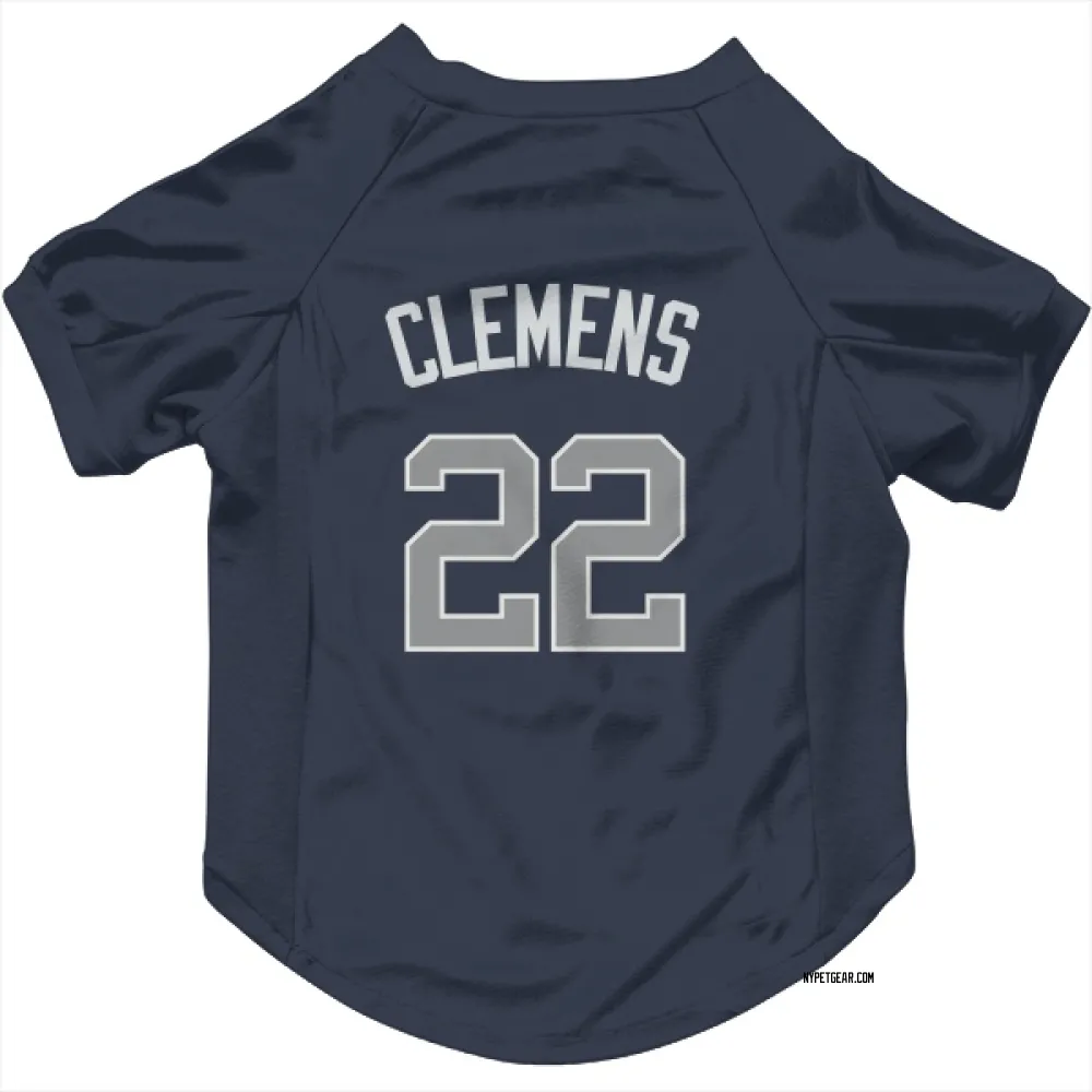 New York Yankees Roger Clemens Navy Pet Jersey for Dog & Cat