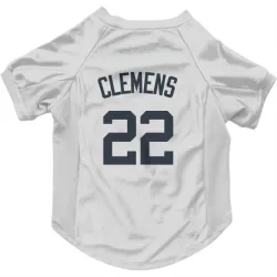 New York Yankees Roger Clemens White Pet Jersey for Dog & Cat