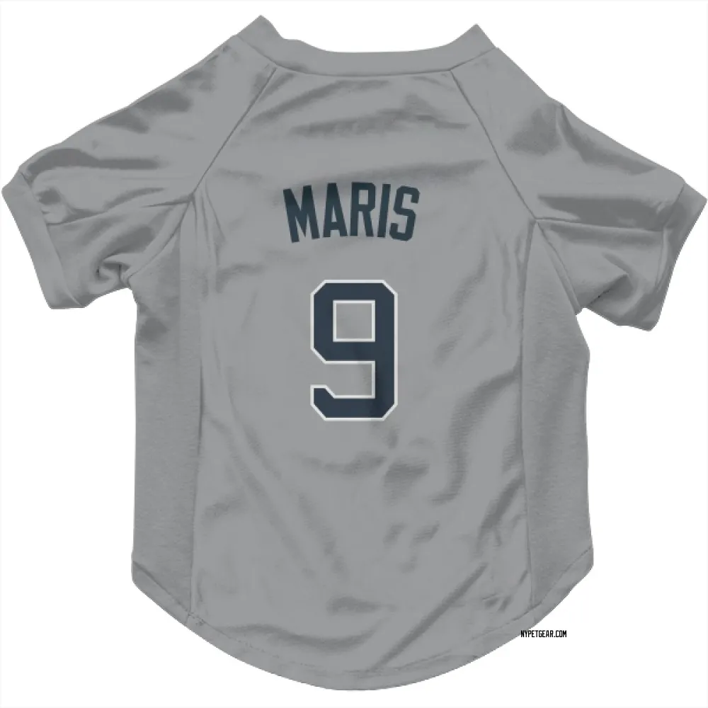 New York Yankees Roger Maris Gray Pet Jersey for Dog & Cat