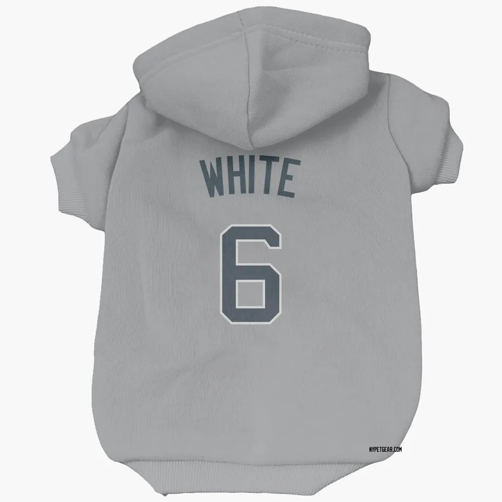 New York Yankees Roy White Gray Pet Hoodie for Dog & Cat
