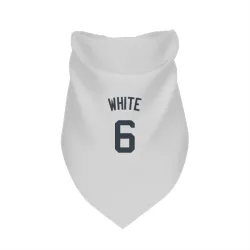 New York Yankees Roy White White Pet Bandana for Dog & Cat