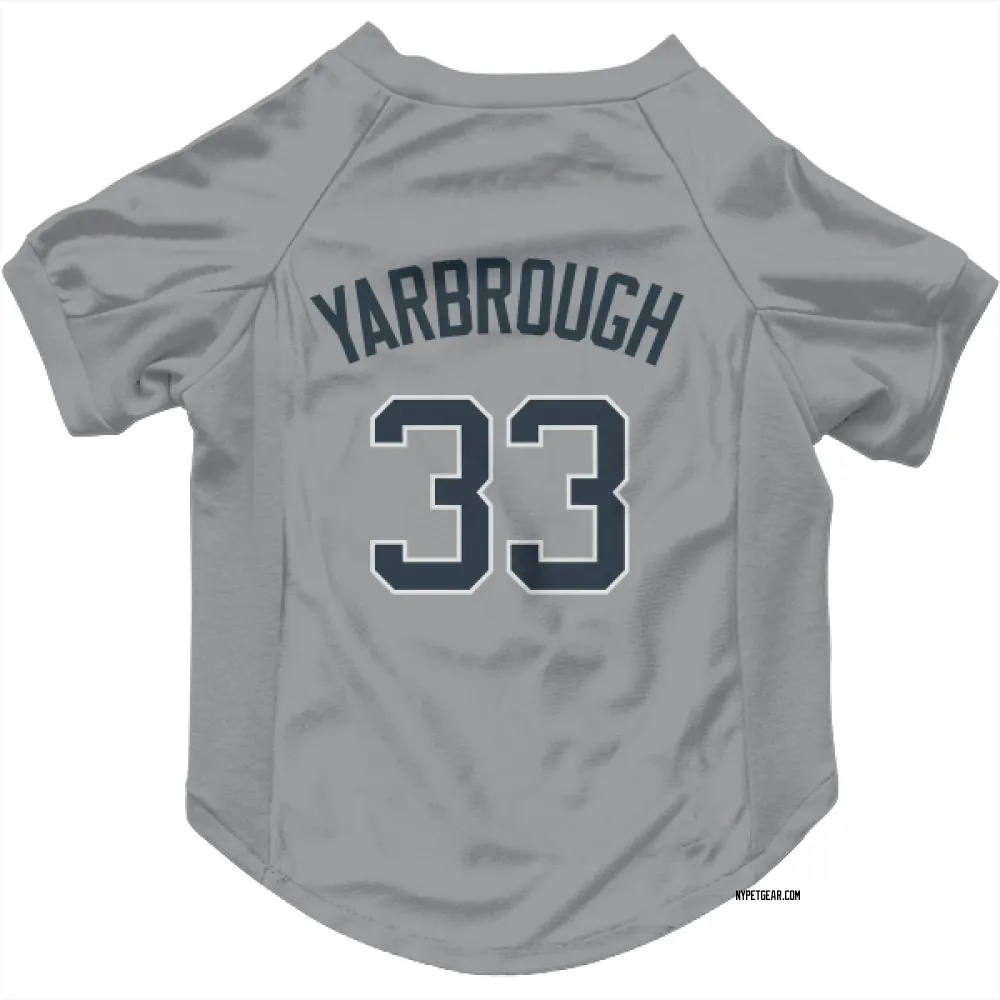 New York Yankees Ryan Yarbrough Gray Pet Jersey for Dog & Cat