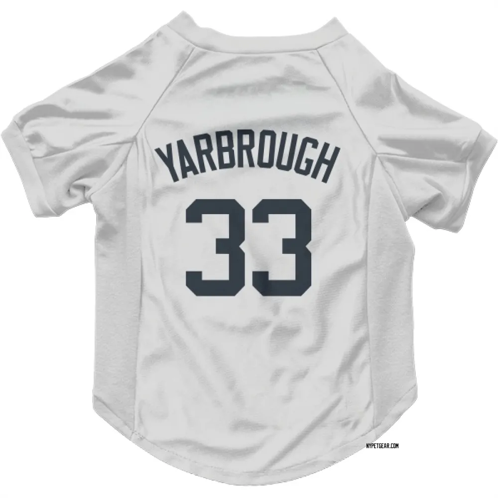 New York Yankees Ryan Yarbrough White Pet Jersey for Dog & Cat