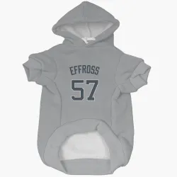 New York Yankees Scott Effross Gray Pet Hoodie for Dog & Cat