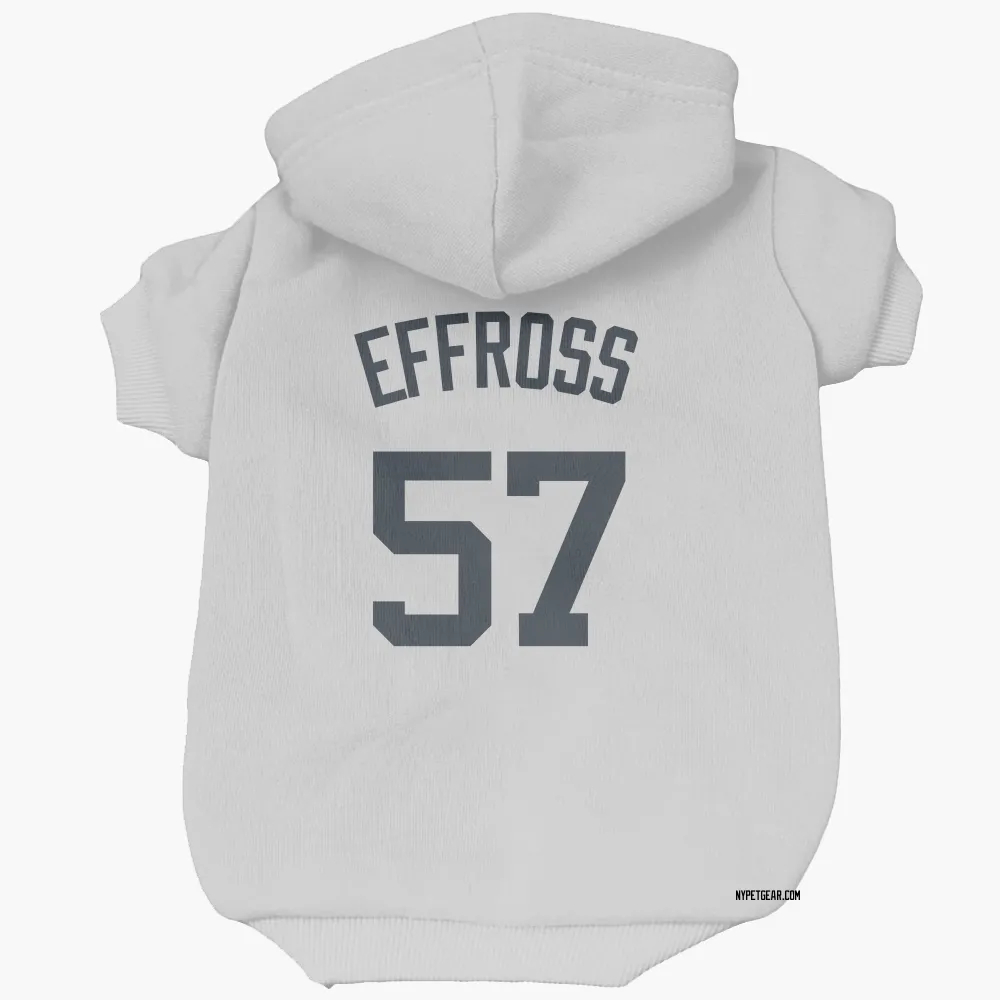 New York Yankees Scott Effross White Pet Hoodie for Dog & Cat