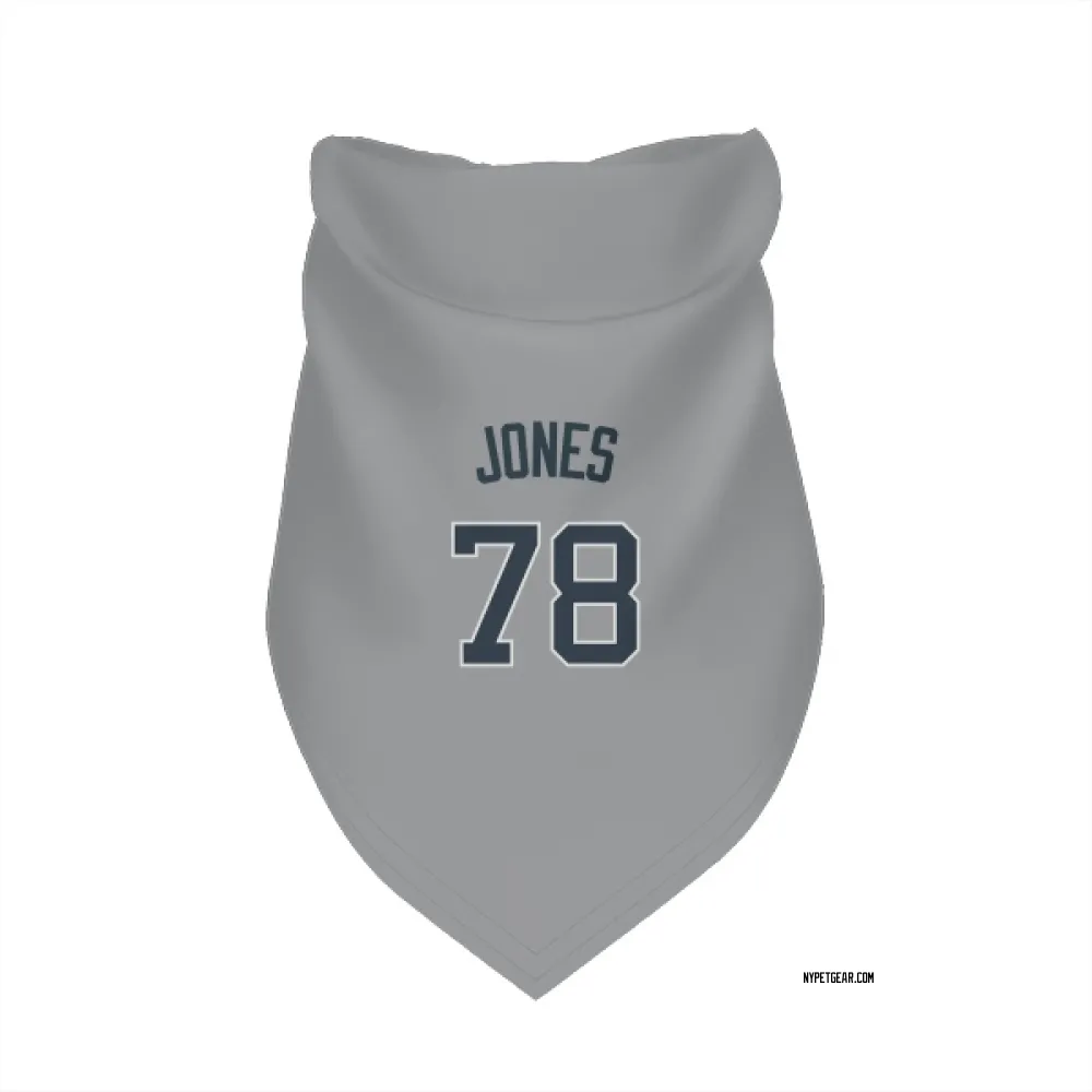 New York Yankees Spencer Jones Gray Pet Bandana for Dog & Cat