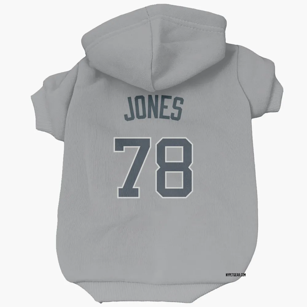 New York Yankees Spencer Jones Gray Pet Hoodie for Dog & Cat