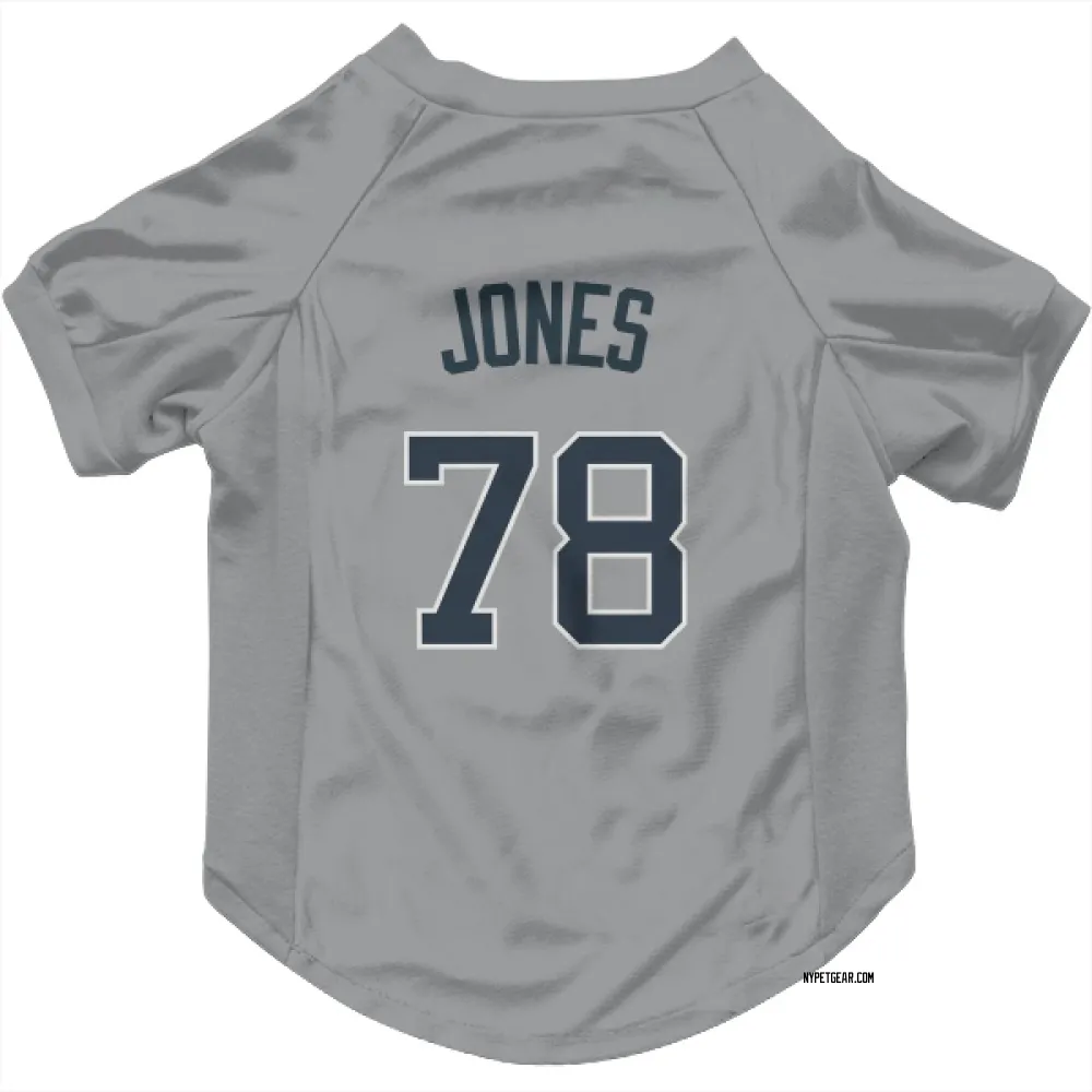 New York Yankees Spencer Jones Gray Pet Jersey for Dog & Cat