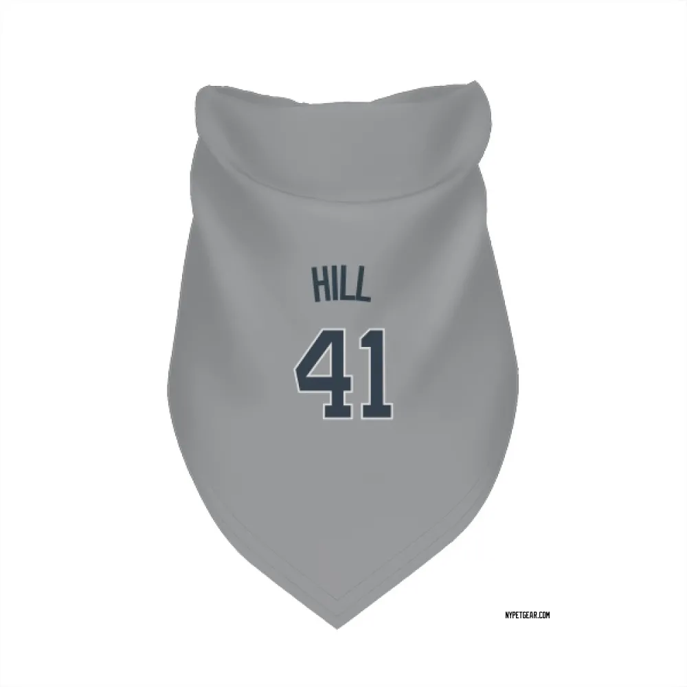 New York Yankees Tim Hill Gray Pet Bandana for Dog & Cat