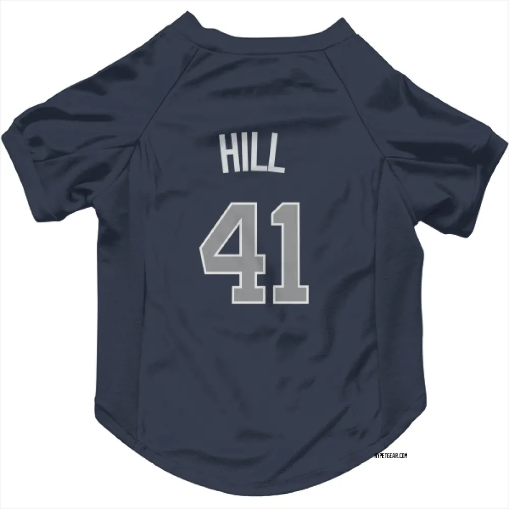 New York Yankees Tim Hill Navy Pet Jersey for Dog & Cat