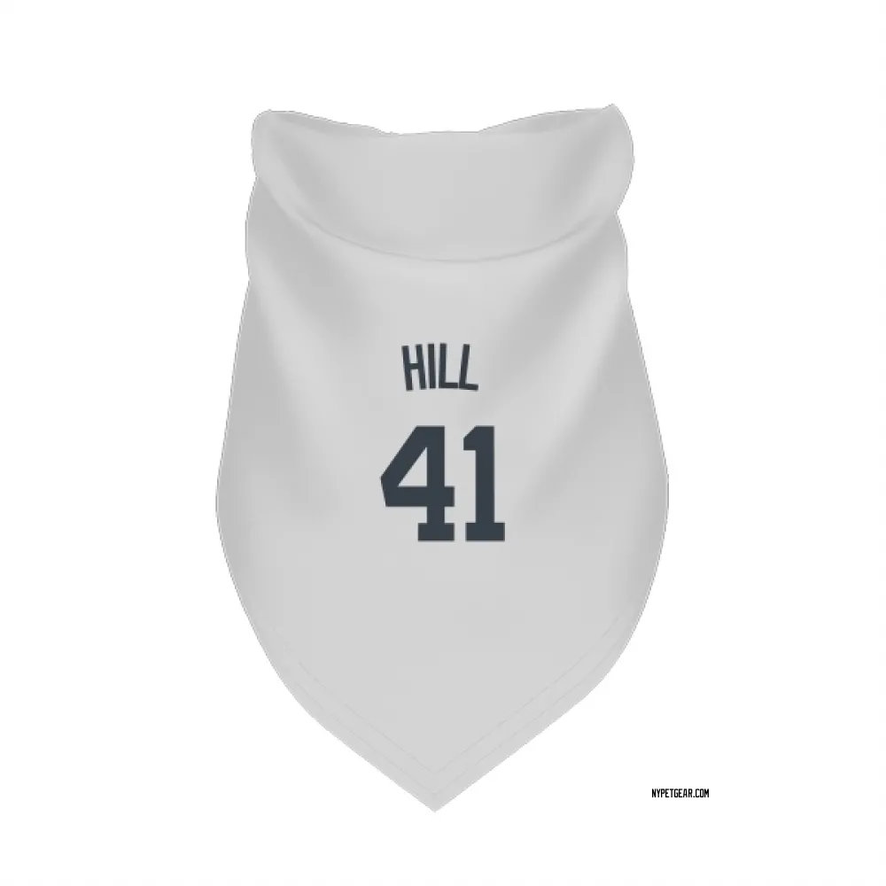 New York Yankees Tim Hill White Pet Bandana for Dog & Cat