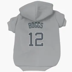 New York Yankees Wade Boggs Gray Pet Hoodie for Dog & Cat