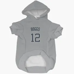 New York Yankees Wade Boggs Gray Pet Hoodie for Dog & Cat