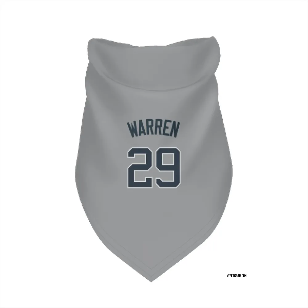 New York Yankees Will Warren Gray Pet Bandana for Dog & Cat