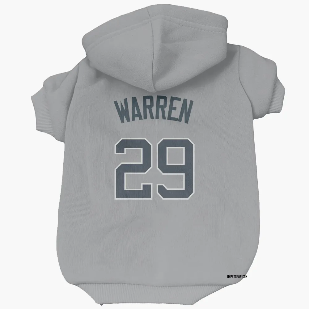 New York Yankees Will Warren Gray Pet Hoodie for Dog & Cat
