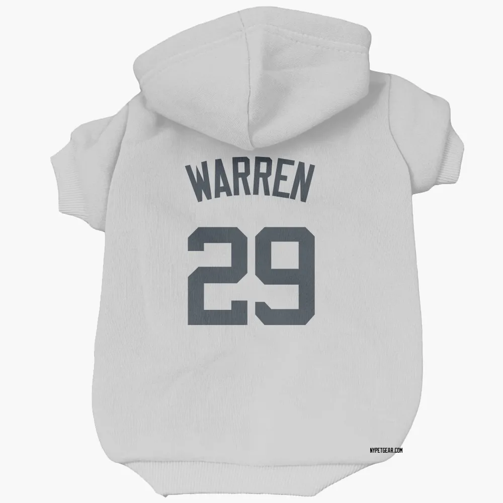 New York Yankees Will Warren White Pet Hoodie for Dog & Cat